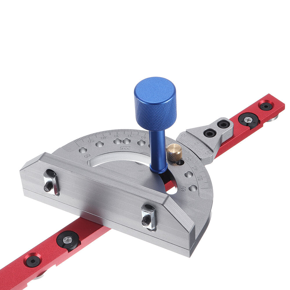 Aluminum Alloy Miter Gauge for Table Saws - Options: Gauge Only, 600mm Fence & Stop, 800mm Fence & Stop