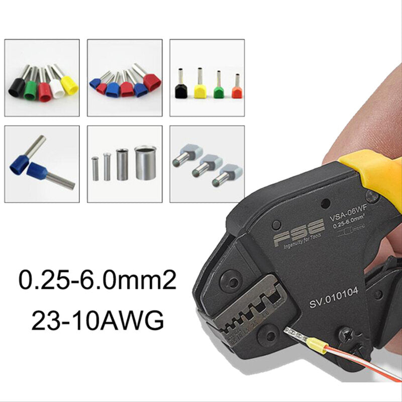 Crimping Tool Open Plug Terminal Electrician Multifunctional Ratchet Crimping Tool Terminal Pliers