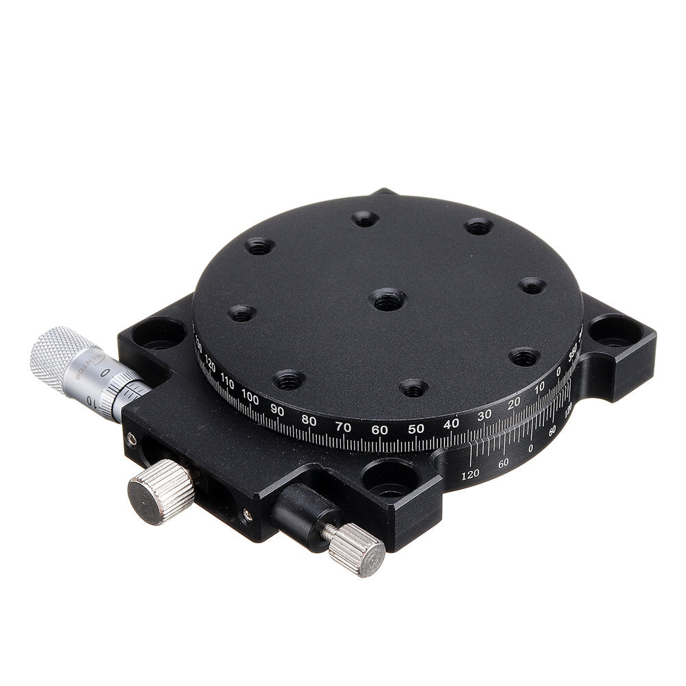 RS60-L RS60-R 60mm R Axis Manual Rotating Platform Sliding Stage Precision Bearing Linear Stage