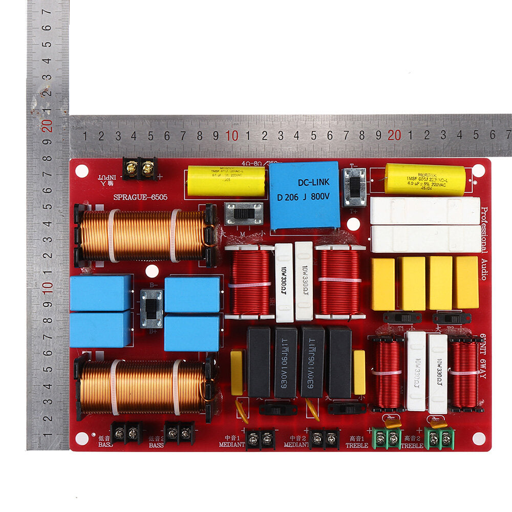 Two High Two Middle Two Low Six-way Fever High-power Hi-Fi High-fidelity Home Theater Upgrade Crossover