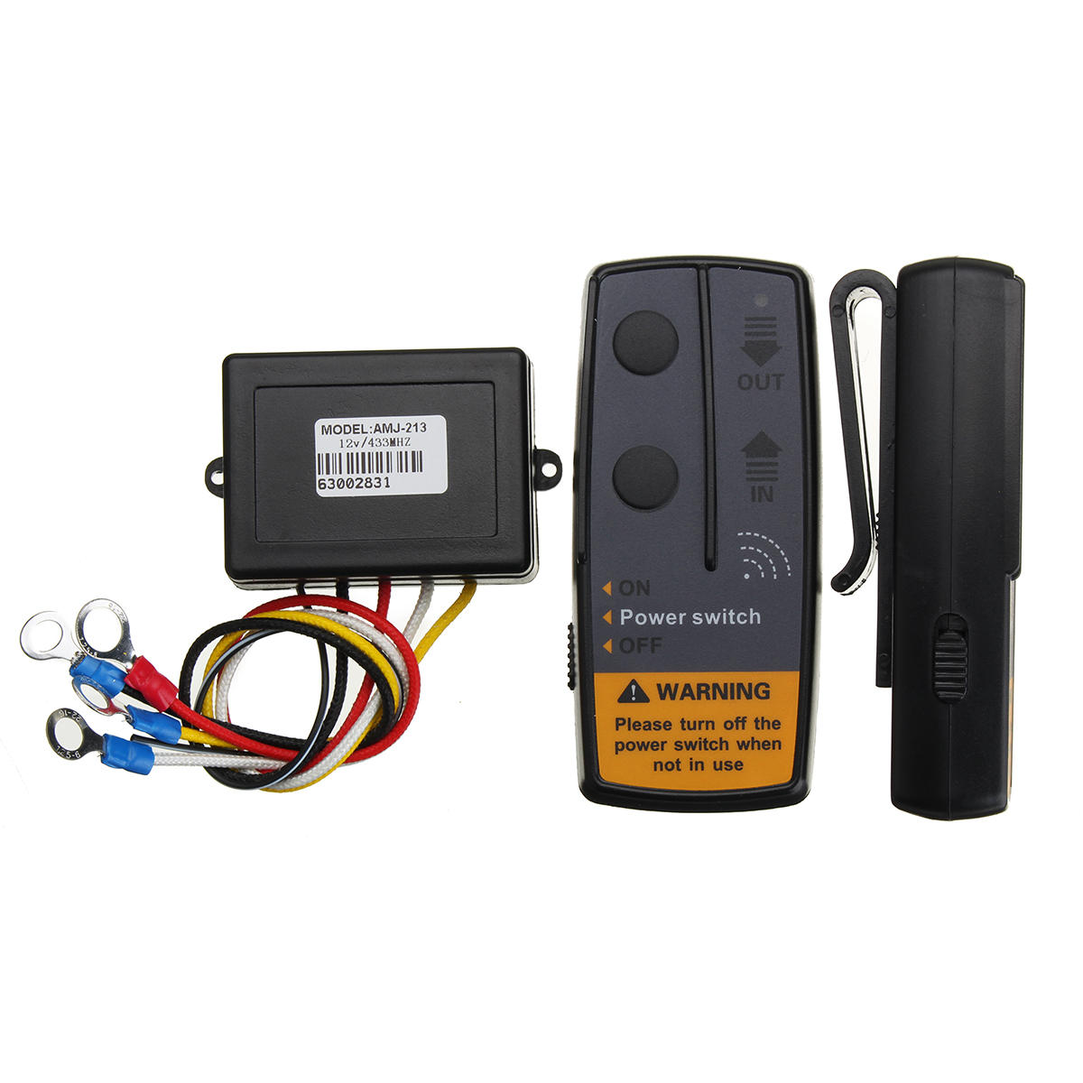12V 24V Digital 2.4G Wireless Winch Remote Control Recovery Kit For Jeep SUV ATV