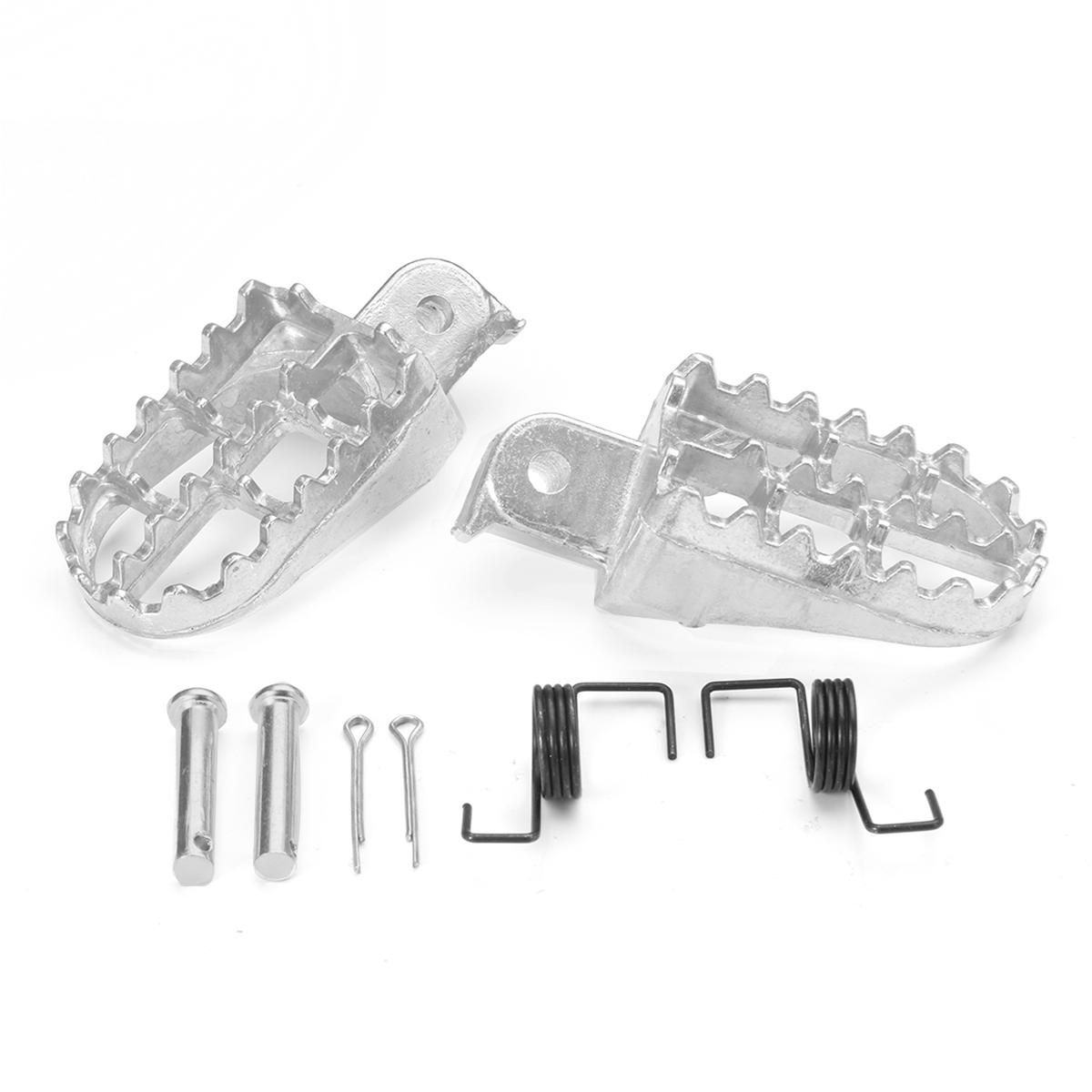 Aluminum Foot Pegs For Motocross PW50 PW80 TTR90 TW200 Pit Dirt Bike