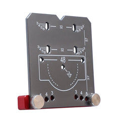 35mm Aluminum Alloy Hinge Jig for Concealed Hinges - Accurate Drill Guide Locator for Cabinet Door Installation