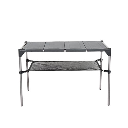 Outdoor Camping Desk Aluminum Alloy Folding Table Portable Picnic Fishing Beer Table Lightweight Rain-Proof Detachable