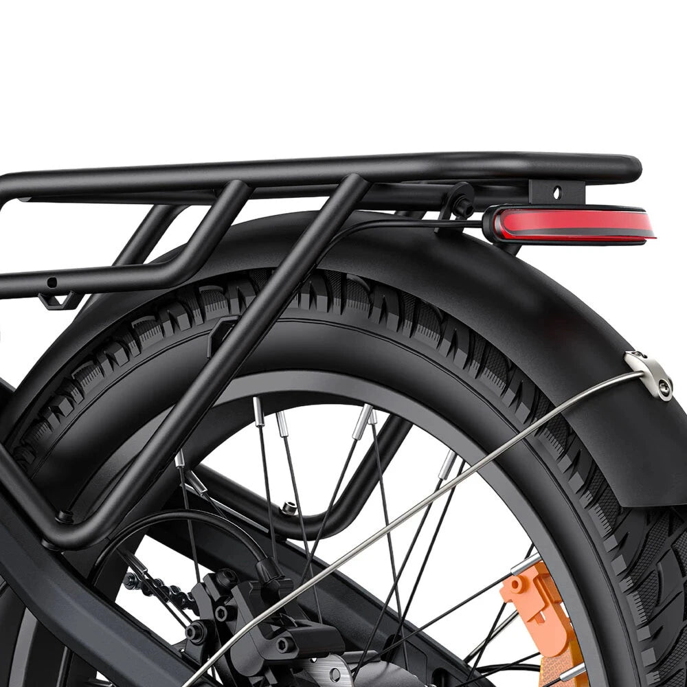 Electric Bicycle 13.5Ah 48V 250W Motor Recommended Top Speed 25KM/H 20 Inches Tire Electric Bike 135km Mileage Max Load 150Kg