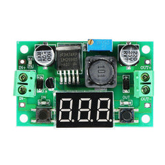 5pcs DC-DC 1.3V - 37V 3A Adjustable Buck Step Down Power Module With Digital Display Function
