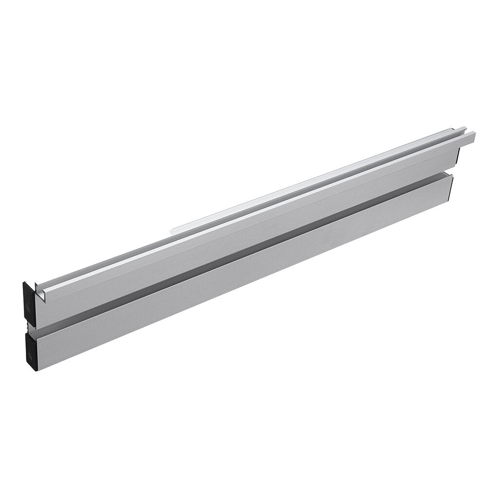 Aluminum Alloy Fence with Adjustable Length 450-1220mm & Left/Right Stop for Table Saws & Router Tables