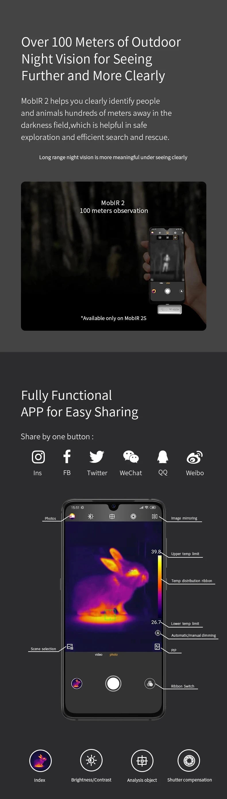 GreenZech Elite Focus 256 | Autofocus Smartphone Thermal Camera | 256x192 HD Infrared Imager for Android USB-C