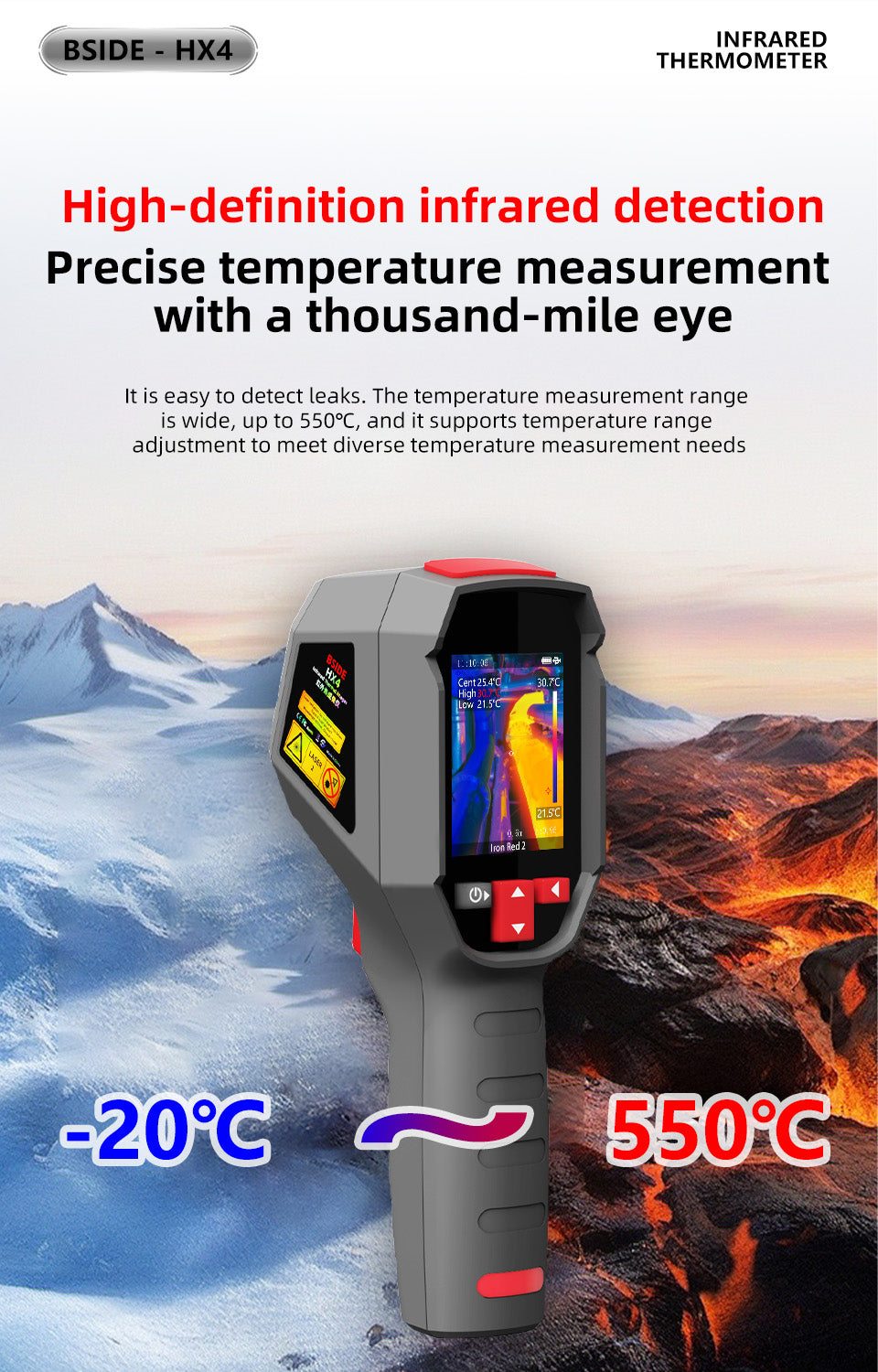 GreenZech Industrial 320-H | 240x320 HD Thermal Imaging Camera | 25Hz Professional Handheld Infrared Imager
