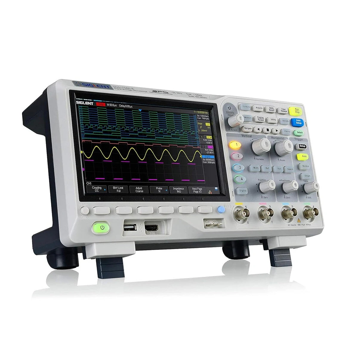 Digital Oscilloscope 100MHz 4 Channels High Speed Sampling Advanced Triggering Large Display WiFi Control