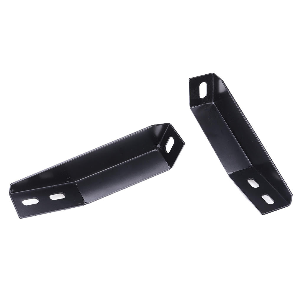 Industrial Aluminum Extrusions Right Angle Inclined Bracket Connector Reinforced Black