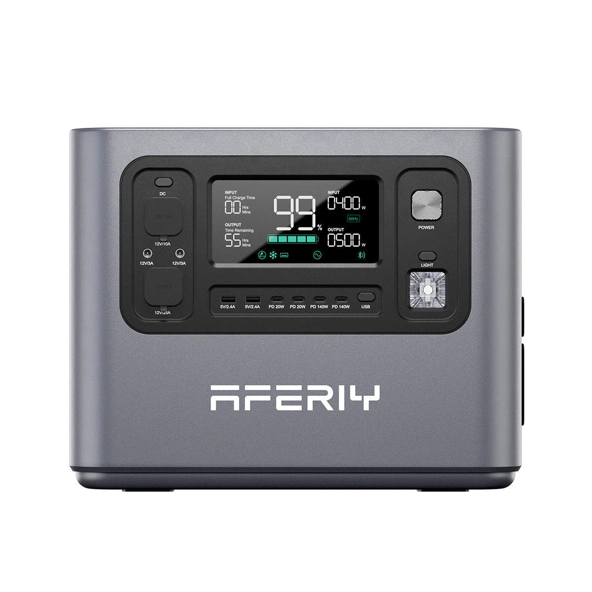 2800W 2048Wh LiFePO4 Portable Power Station, Optional Expansion Battery, 1200W Solar Input, App Control & UPS Backup