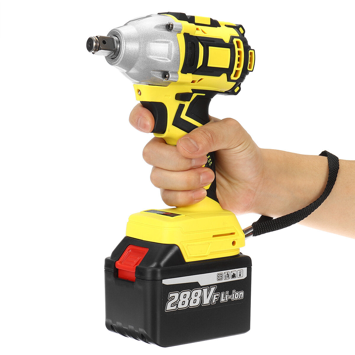 Brushless Cordless Electric Wrench 520N.m 0-3000RPM Power Tool