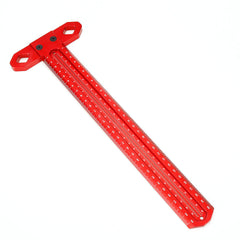 Aluminum Alloy Precision Marking Ruler Woodworking Multifunctional Scale Ruler Hole Ruler