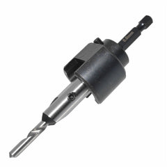 4mm/5mm Countersink Bit Set for Woodworking - Hex Shank Drill Bits with Adjustable Depth & Chamfering Function