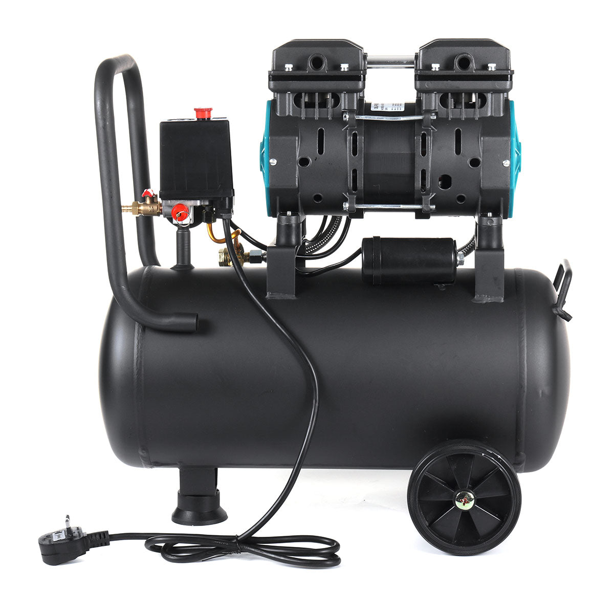 1200H-24 air compressor, oil-free, quiet, low-frequency 230V, 50HZ, 24L, 150W, custom model, high efficiency and low noise