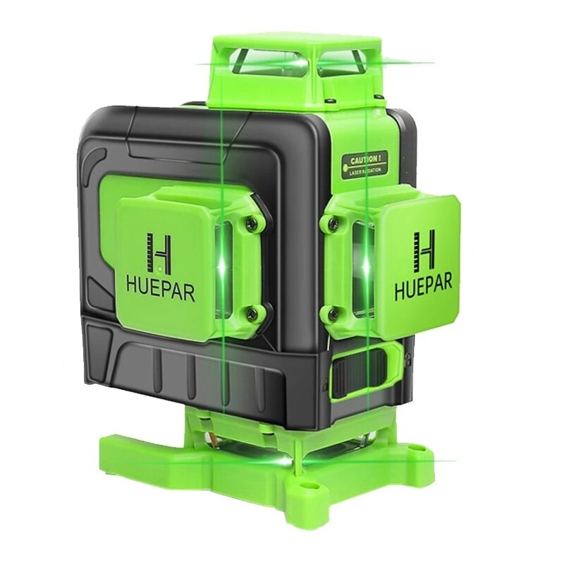 16 lines 4D Cross Line Laser Level Green Beam Line with Remote Control for Tiles Floor Multifunction