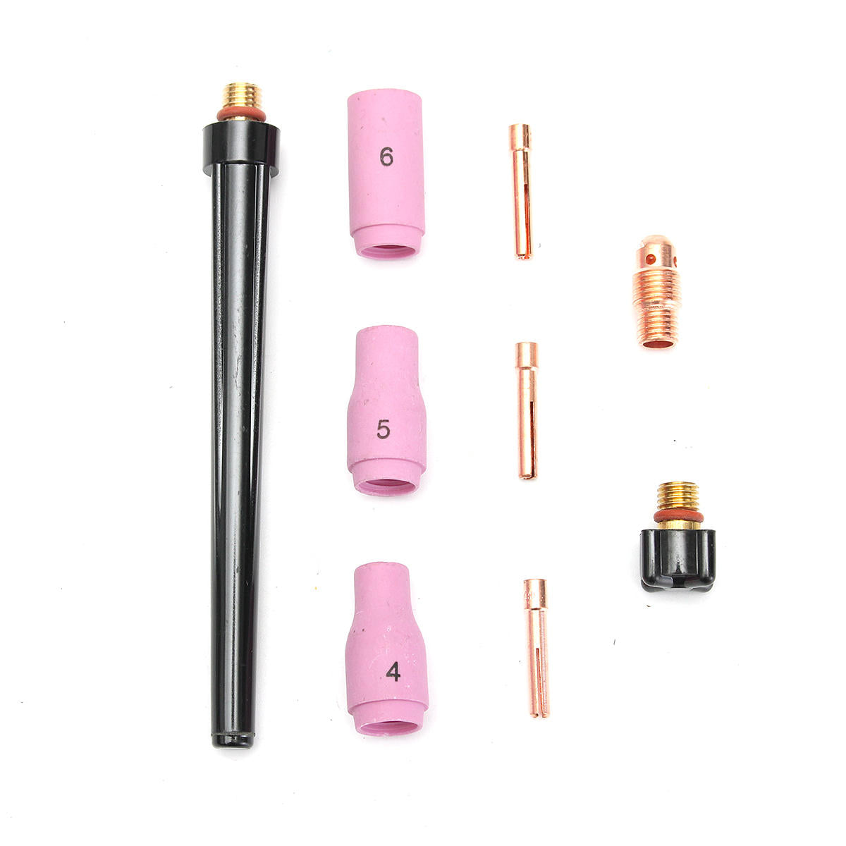 4M 8M 250AMP Air Water-Cooled TIG Flexible Welding Torch Kit Parts For WP20-25