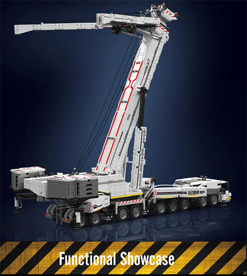 Technical Truck Building Block Remote Control Liebherred LTM 11200 Crane Model Kids Christmas Car Toys