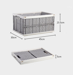 Household Car Foldable Heavy Duty Durable Plastic Storage Box Organizer Basket Water Bucket