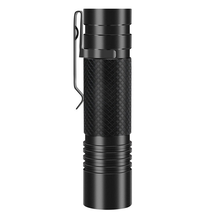 800LM Type-C Fast Rechargeable EDC Flashlight with 18650 Battery Power Indicator Waterproof Mini LED Torch