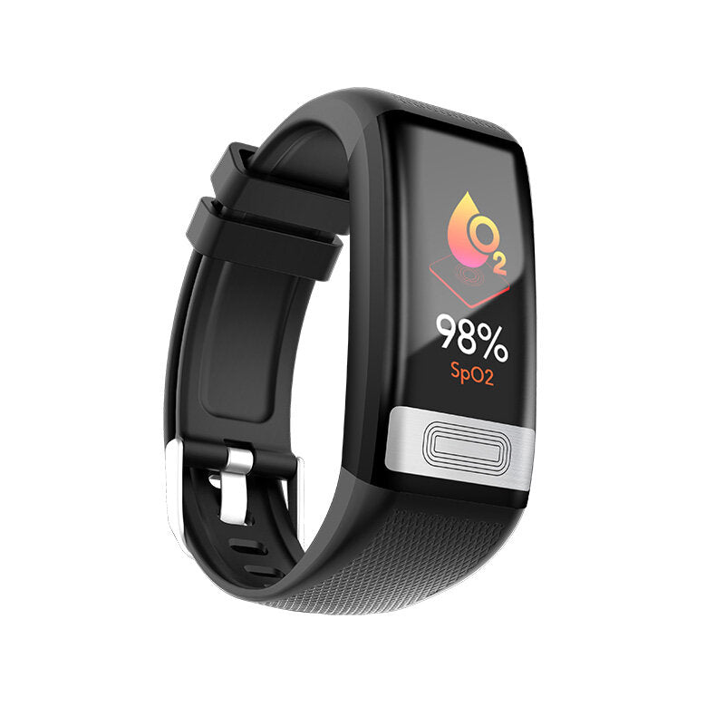 CG Heart Rate Blood Pressure Monitor 1.14inch Brightness Control USB Charging IP67 Waterproof Smart Watch