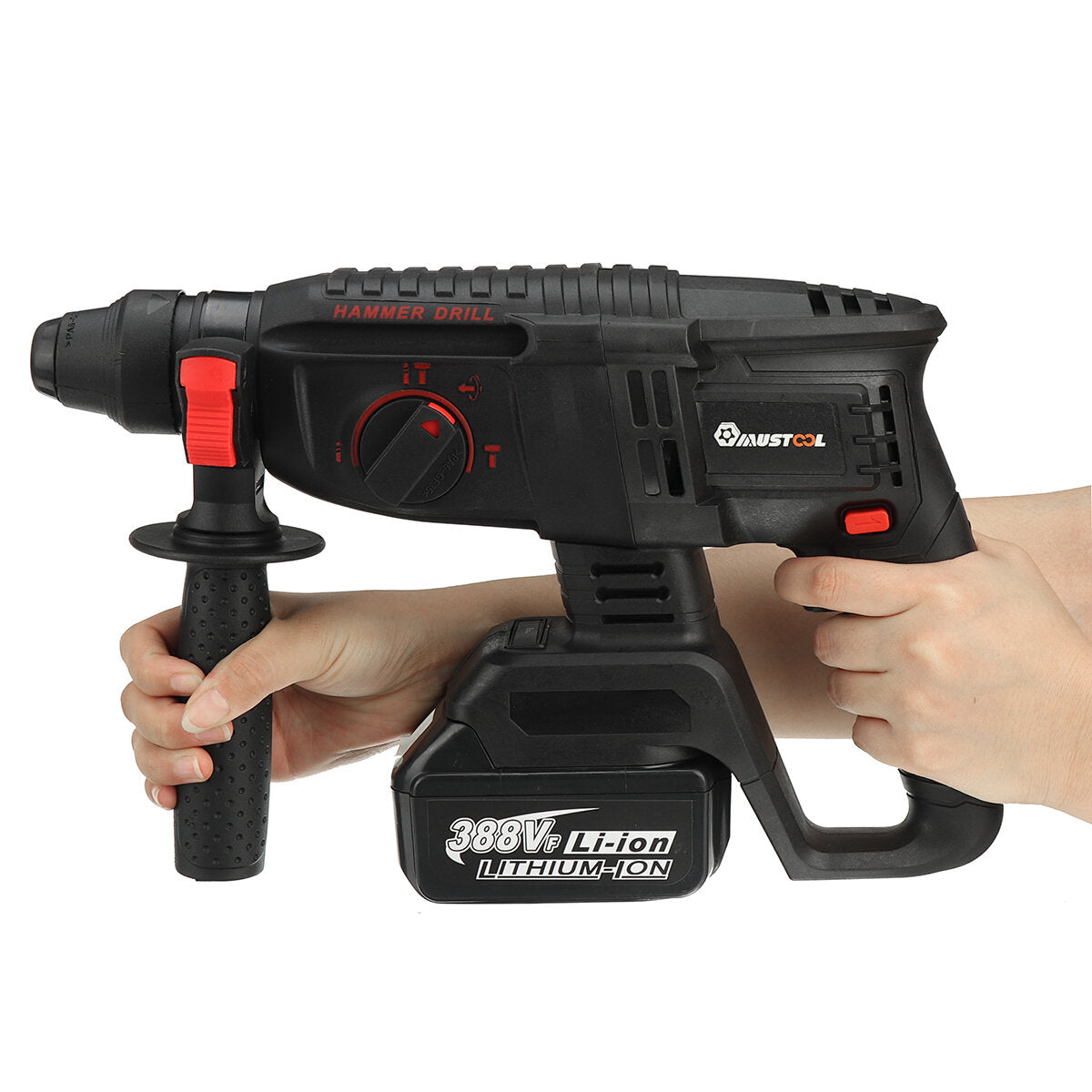 388VF 6200ipm Brushless Cordless Electric Rotary Hammer Woodworking Tool with/without 10cell Battery