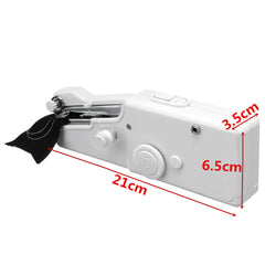 Mini Portable Sewing Machine Handheld Cordless Quick Clothes Stitch For Home Travel