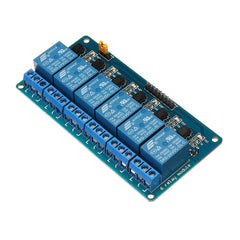6 Channel 24V Relay Module Low Level Trigger With Optocoupler Isolation