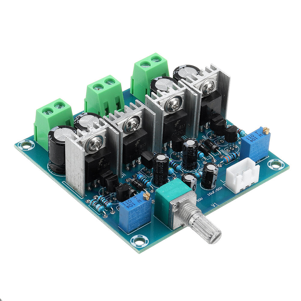 DC24V TIP41C TIP42C Dual Channel Class A Analog Amplifer Module 15W x 2 Audio Digital Amplifier Board