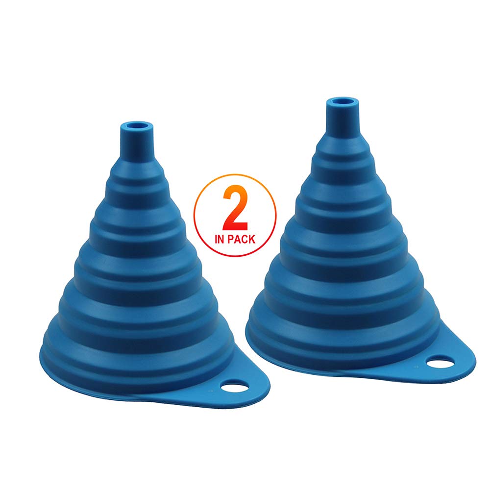 Home & Kitchen Fordable Funnel,Silicone Collapsible Style,BPA-free,Heat Resistant,for dishwasher