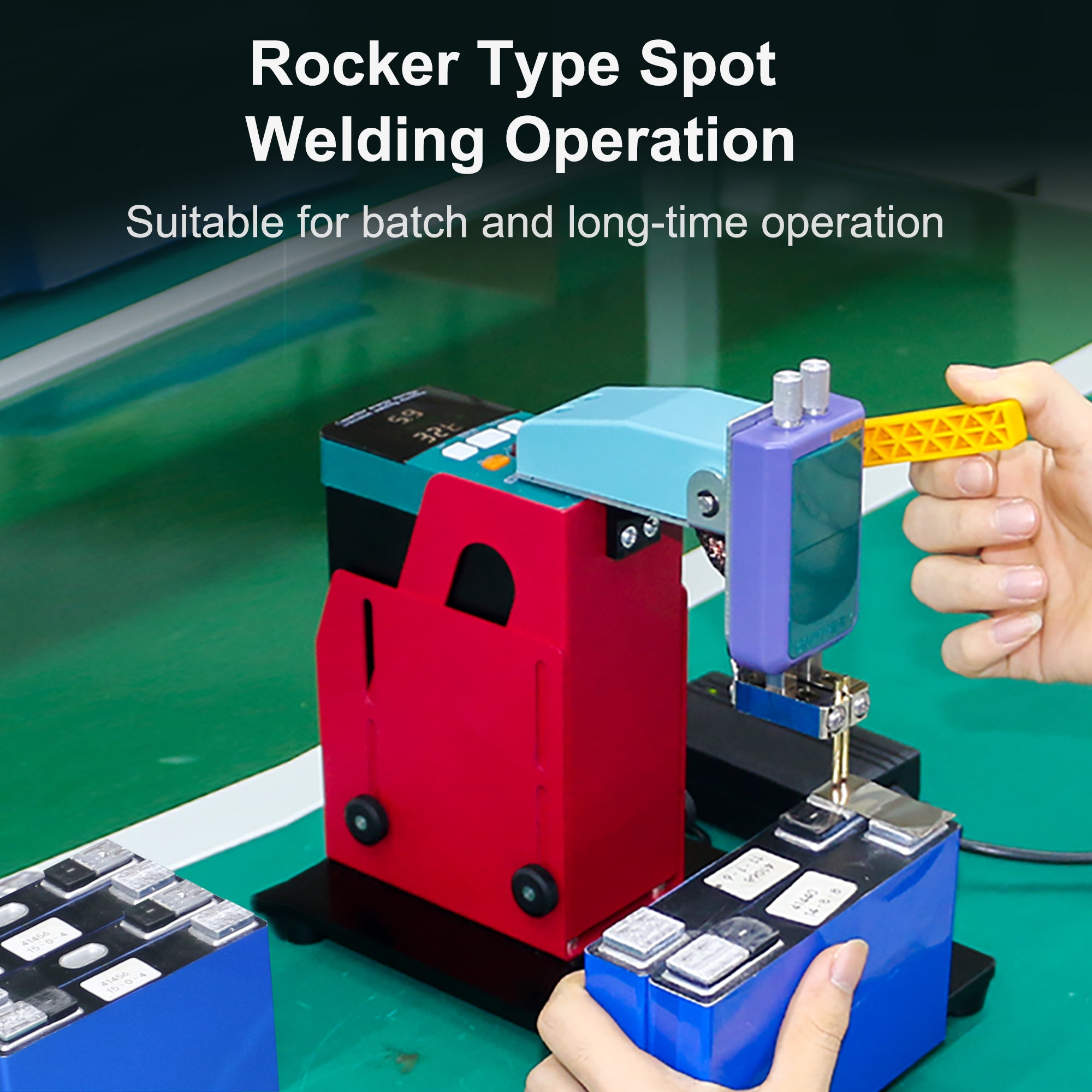 Glitter 801H+ Pulse Spot Welder Workstation 24KW 4000A Lithium Battery Welding Machine With Rocker Arm Adjustable Lift Table