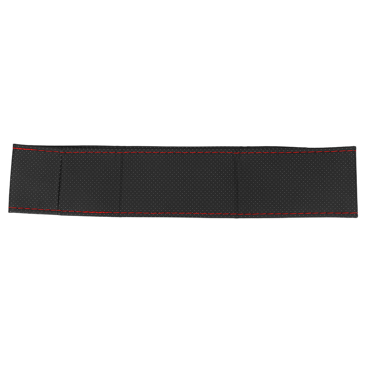 Black Red Line Car With Hand Sewing Steering Wheel Set Car Steering Wheel Covers