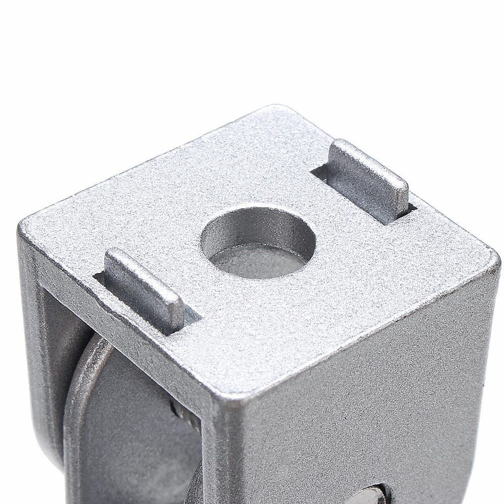 Movable Hinge Industrial Aluminum Extrusions Fittings Arbitrary Angle Connector for 2020 Aluminum Profiles pack4