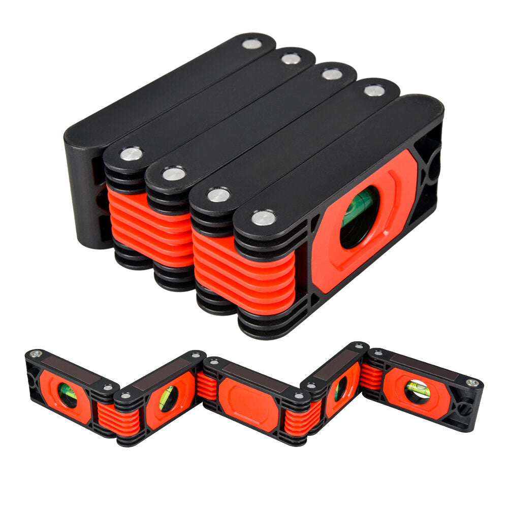 Multi-Function Foldable Ruler with Clear Vials for Accurate Measurements, Space-Saving Design, Ideal for Travel and Versatile Jobs