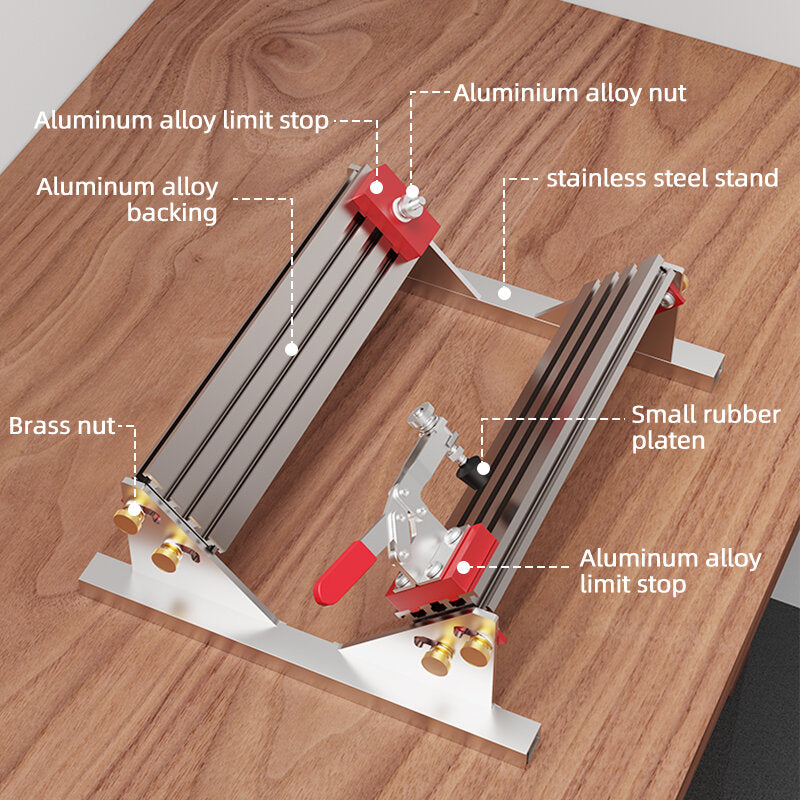 Versatile Spline Jig for Table Saw & Router - Adjustable 1/2" to 16" for Enhanced Joinery & Smooth Operation
