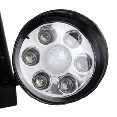 Solar Powered  64 LED PIR Motion Wall Light Home Security Lamp Garden Outdoor