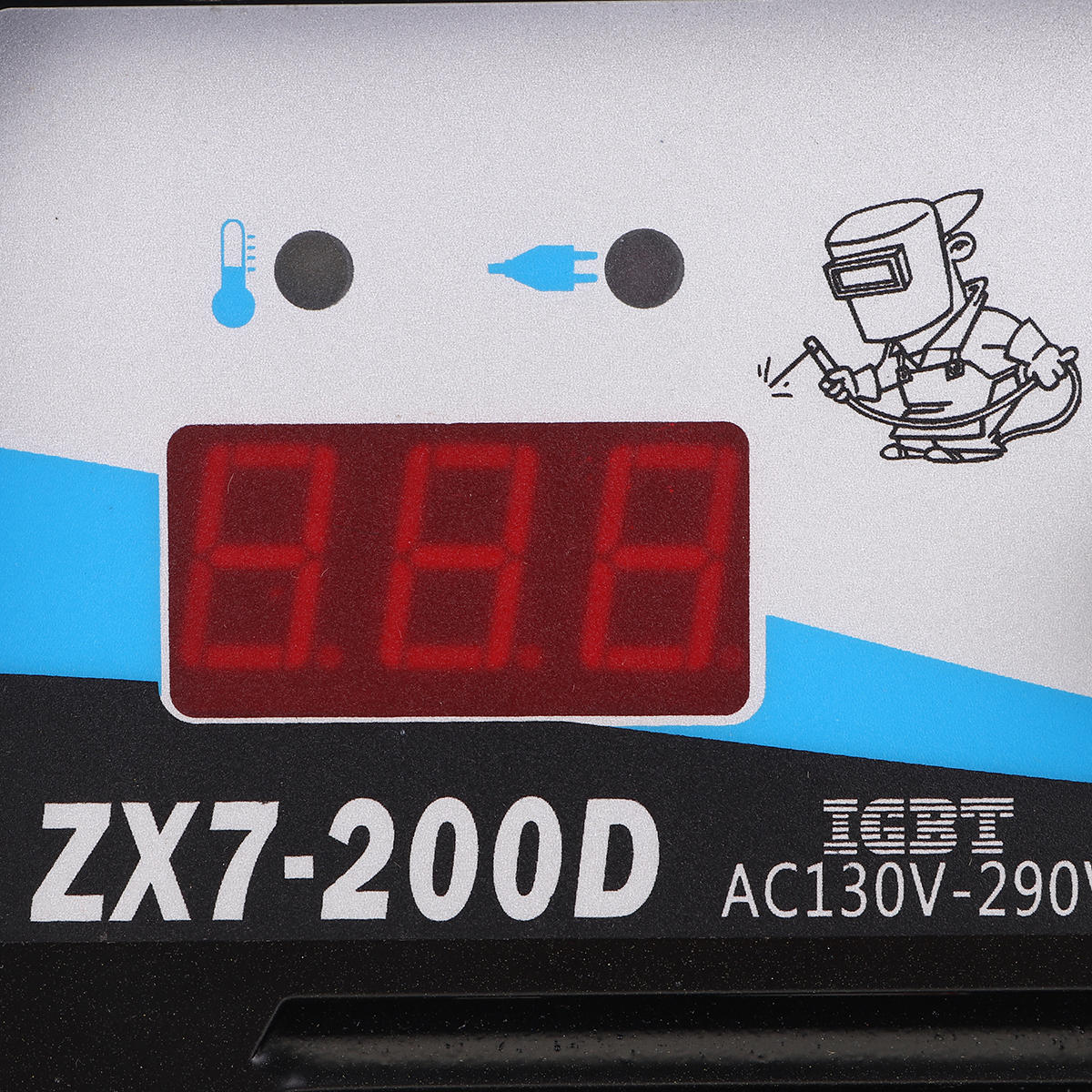 Portable Mini 20-200A Welding Machine Power MMA IGBT Inverter Welder LCD Display