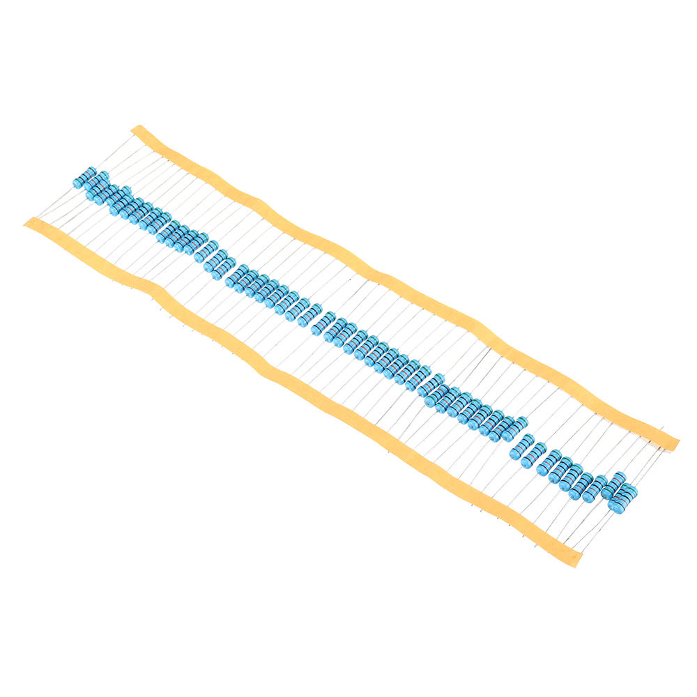 100pcs 1W Metal Film Resistor 1% 510K ohm