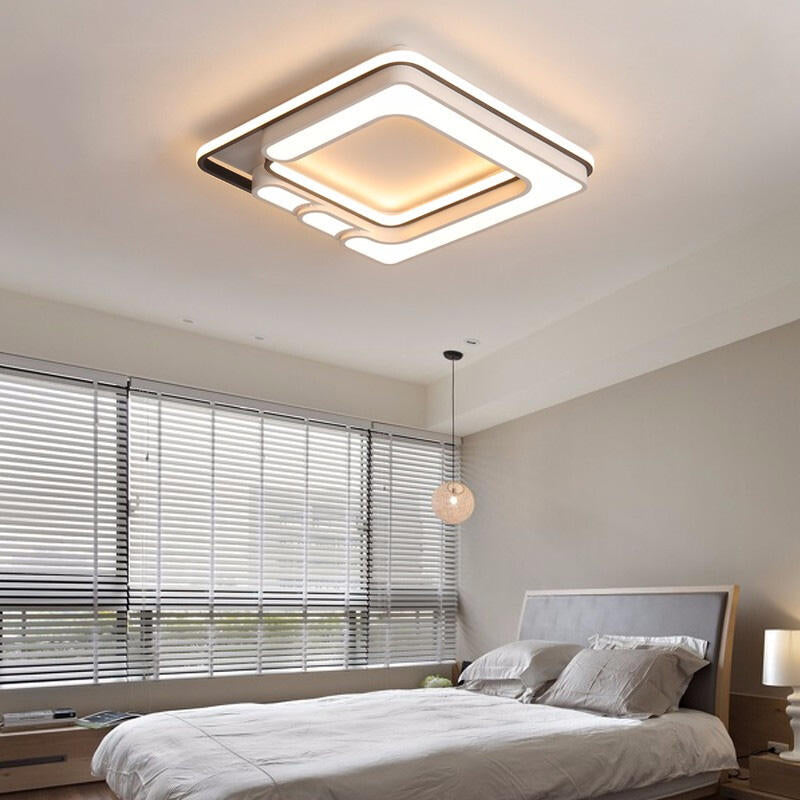 32W Modern Ceiling Lamp Light Mount Square Fashion Living Room Super Bright