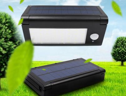 6.4W 32LED Foldable PIR Motion Sensor IP65 Waterproof  Solar Powered Wall Light DC3.7V
