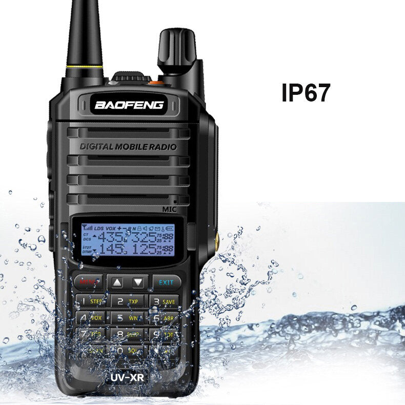 Walkie-Talkie IP67 Waterproof 12W Walkie Talkie CB radio portable Handheld 8-15KM Long Range Two Way Radio