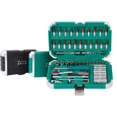 53PCS Set Car Repair Auto Repair Tool Box Ratchet Wrench Socket Car Repair Tool Set