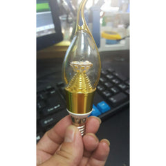 4PCS KingSo 4W 85~265V 400lumens E12/E14 Wide Voltage LED Bulb LED Filament Candle Bulbs Pure White/Warm White