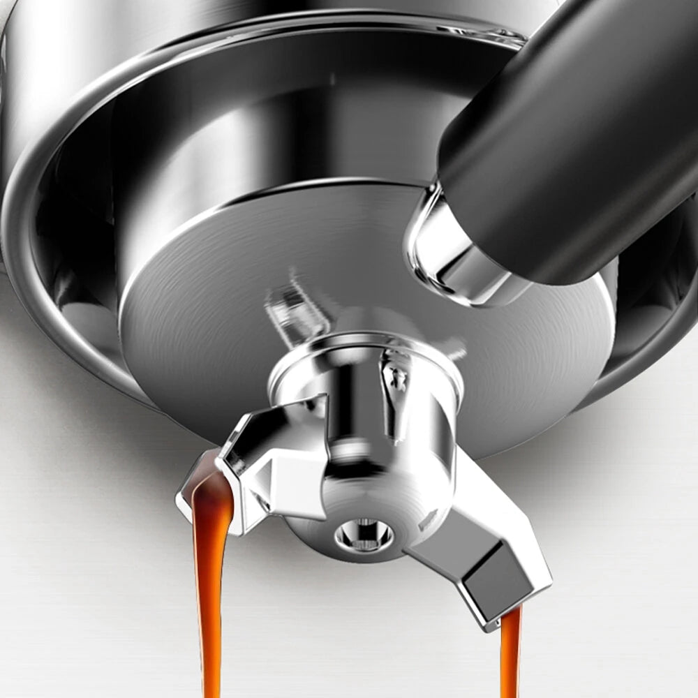 All-in-One Espresso Coffee Machine with Built-in Grinder Dual Boiler, Automatic Milk Frother Hot & Cold Brew Touch Screen