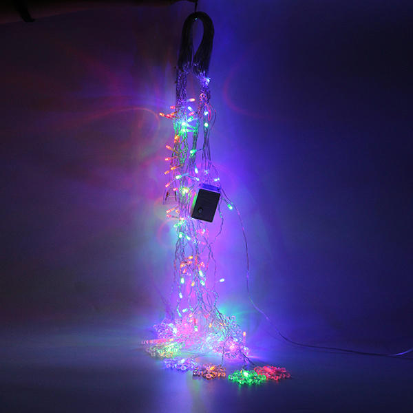 3.5M 96LEDs  8Modes Snowflake Fairy String Light for Christmas Party Patio AC220V