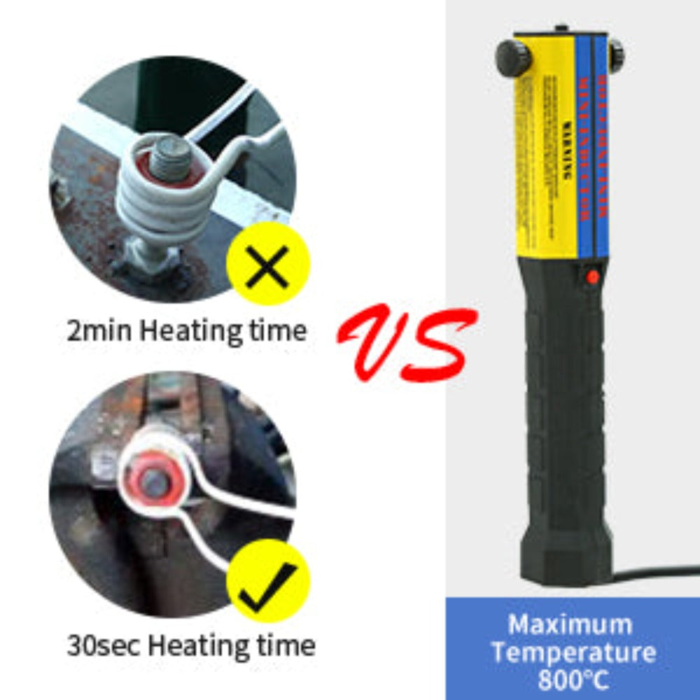 Greenzach MagHeat™ 1000 Magnetic Induction Heater Kit | Flameless Bolt Remover | Ultimate Value Edition with 10 Coils & Case