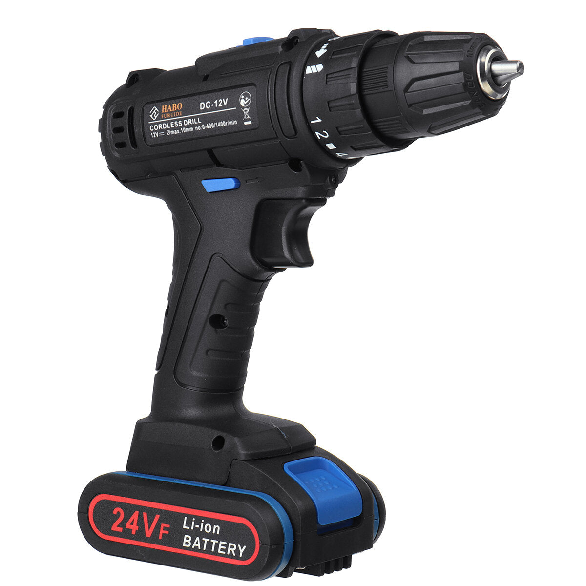 12V 3900mAh 2 Speed Electric Cordless Drill Driver Power Tool w/ Bits Set & Battery