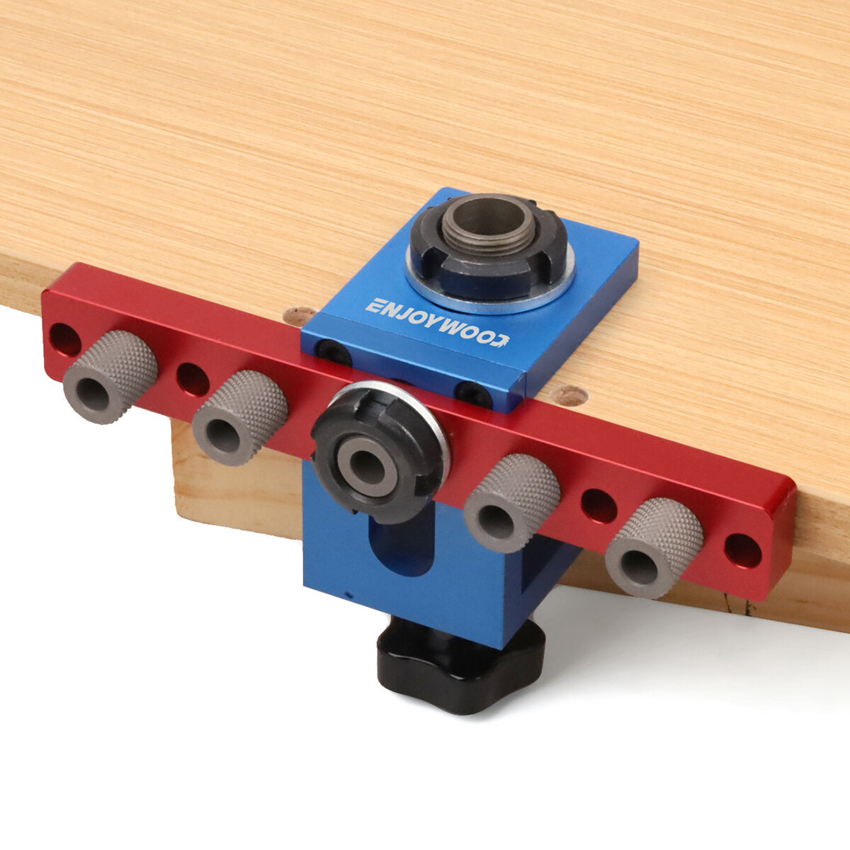 3-in-1 Hole Puncher for Woodworking, Adjustable Clamping, Fast Positioning, Precise Scaling, Versatile DIY Tool