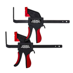 2Pcs Set One Handed Quick Release Track Saw Clamps for MFT Table and Festool Rail Clamps